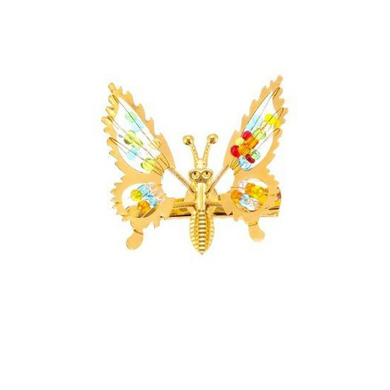 Schmetterlings-Haarspange: Damen Kopfschmuck-Clip für schädigungsfreies Styling