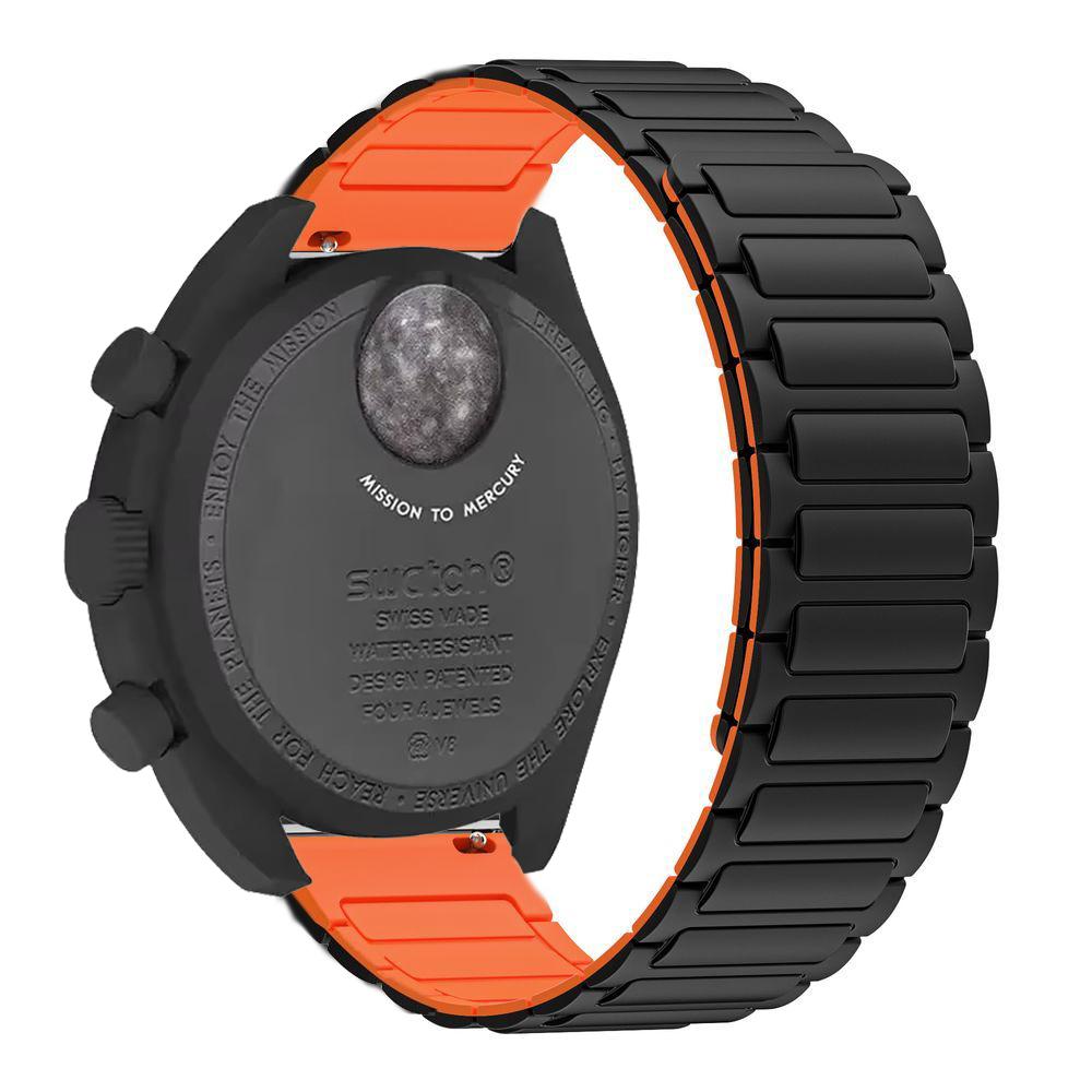 

Магнитный силиконовый ремешок для Omega X Swatch Joint MoonSwatch браслет Correa для MoonSwatch 20 мм сменный спортивный ремешок For MoonSwatch