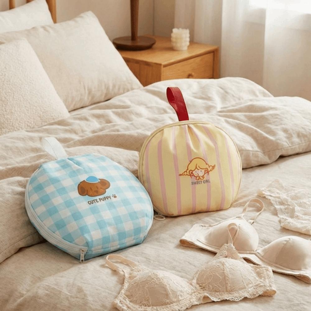 Cartoon Underwear Storage Bag Handheld Lingerie Pouch Portable Intimates Organizer  Travel