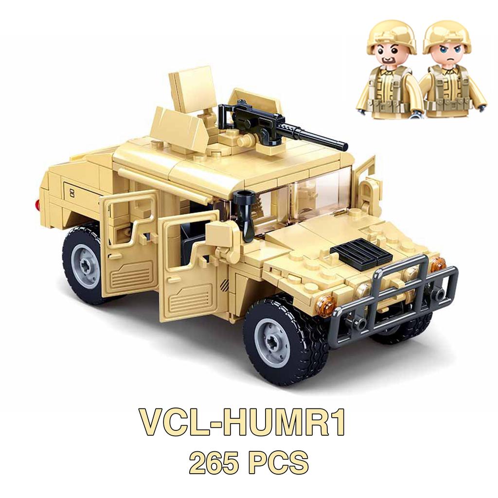 Military Armored Hummer Stryker Tank Car US Russia Army Modern War Soldier Weapons Scale Model Building Block Set Brick Children Kid Toys Playsets