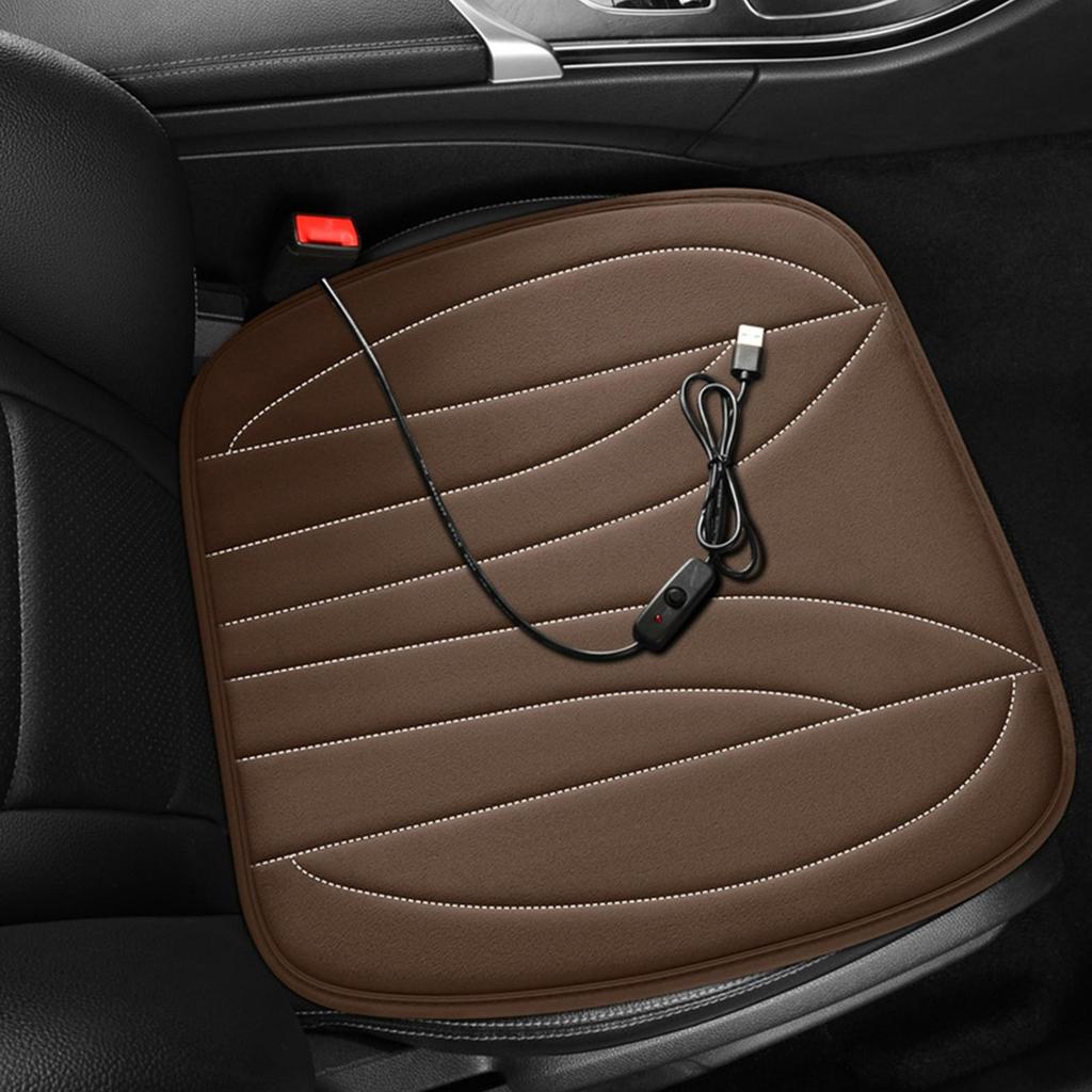 Seat Warmer For Car Comfort USB Heating Mat Anti-slip Car Seat Warmer For Truck SUV Trailer Tractor Men Women Driver Elderly