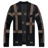 Men's cardigan trendy slim fit new autumn and winter sweater for boys outer wear autumn sweater jacket