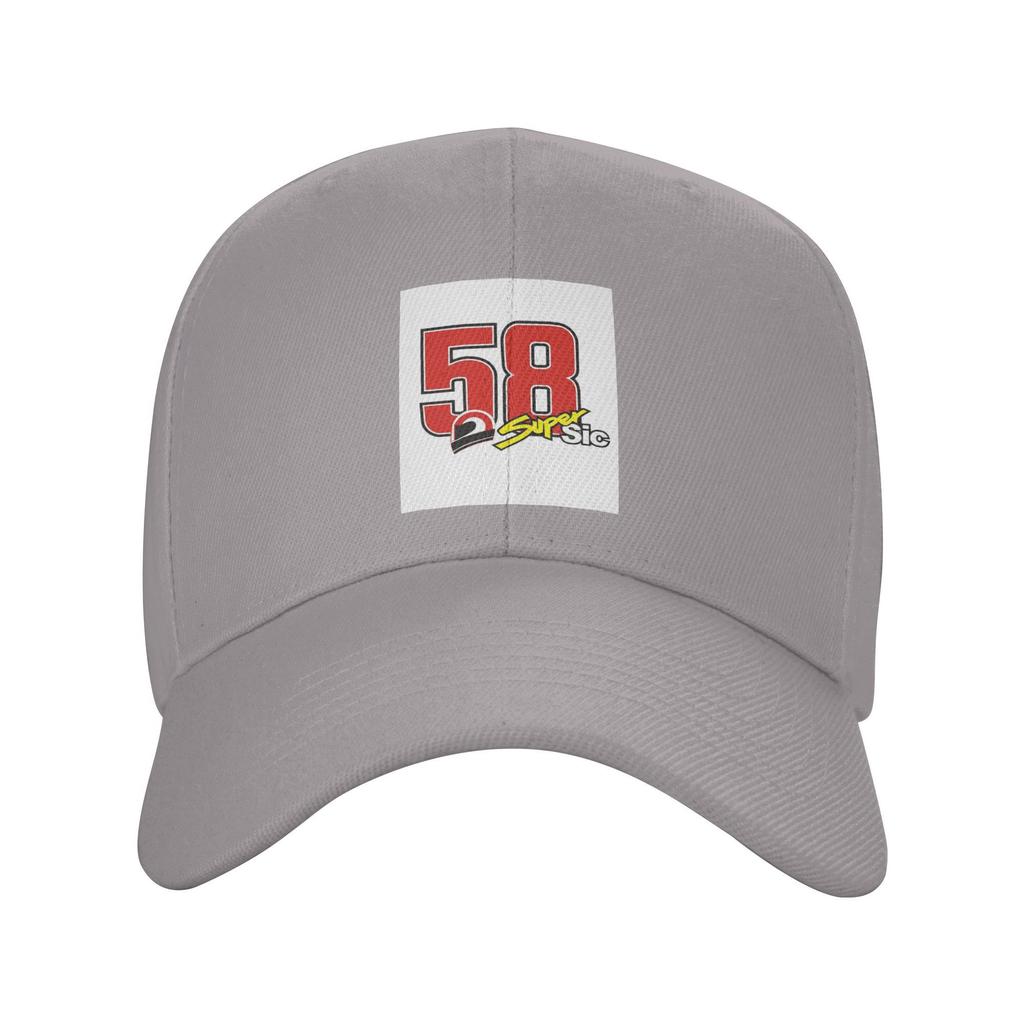 Unisex Baseball Hats Marco Simoncelli 58 Super Sic Outdoor Streetwear Summer Sports Baseball Caps Hip Hop Cap Casquette Hats