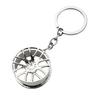 Tire Keychain Pendant Lightweight Metal Keychain Portable Creative Wheel Hub Design