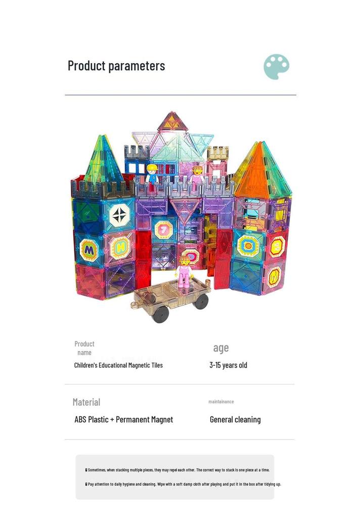 Magnetic Tiles: Educational Building Blocks for Kids – Puzzle Toys for Boys & Girls