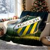 BK Hacken Pattern Blanket for Home Decoration, Bed, Sofa, Car Travel, Camping, Suitable for All Seasons, Birthday Christmas Gift