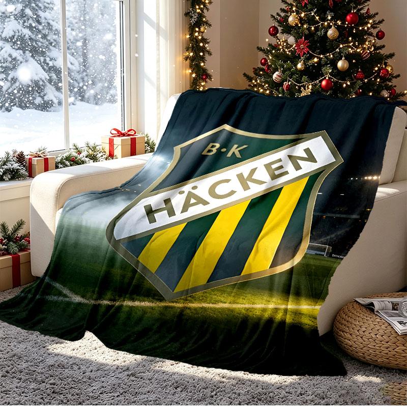 BK Hacken Pattern Blanket for Home Decoration, Bed, Sofa, Car Travel, Camping, Suitable for All Seasons, Birthday Christmas Gift