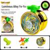 Free Shipping Alloy Yo-Yo: Luminous Competition & Sleep-Supporting Toy for Kids