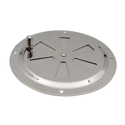 For Boat Marine Caravan Air Vent Louver Grille Cover 316 Stainless Steel Round Ventilation Plate with Side Knob