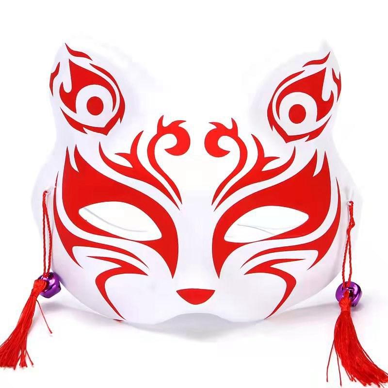 Japonský Fox Fairy Spot Fox Mask Kočka Fox Mask Žena Velkoobchod Výrobce TikTok Maska stejného stylu Stall Scenic