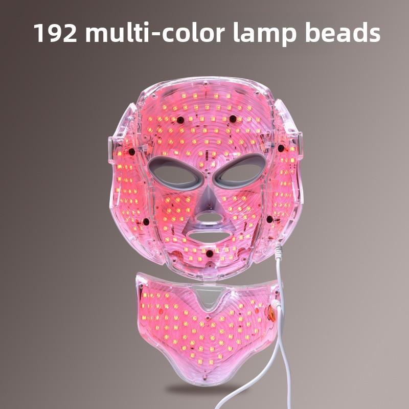 Mască de înfrumusețare instrument de uz casnic față roșu galben albastru lumină energie LED mască piele înfrumusețare mască de întinerire a pielii fermitate