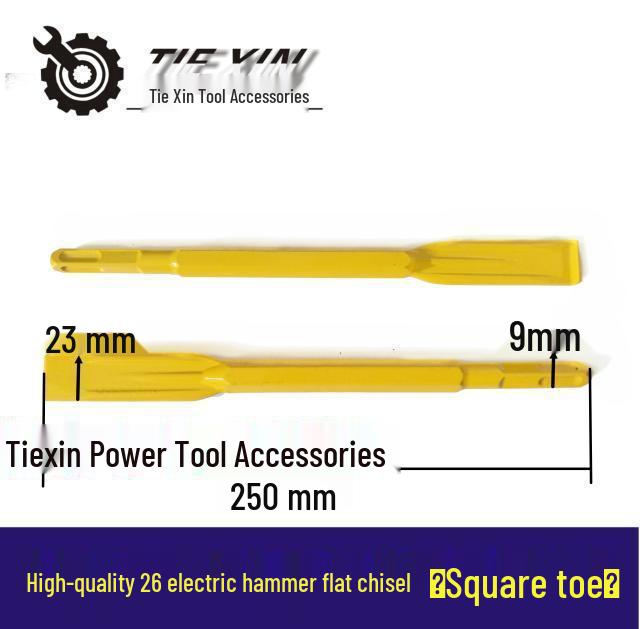 

Premium Rotary Hammer Drill Bit Set: Includes 26 Flat Chisel & Square Head Pick Point. Item No. 04342.