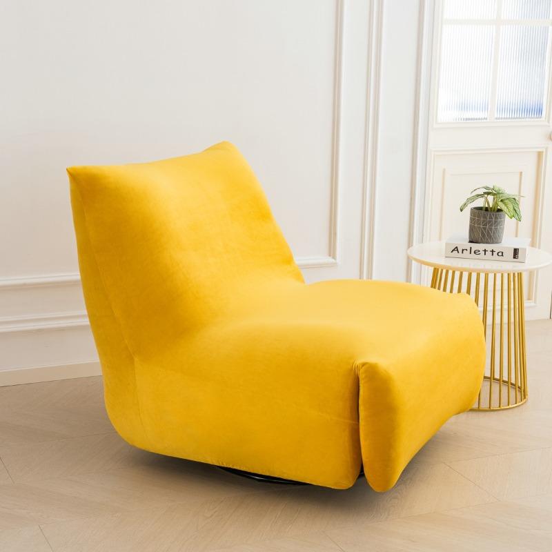 

1PC Elastic Velvet Single Armless Sofa Slipcover Solid Color Stretch Dust-proof Chair Cover Lazy Universal Simple Couch Cover