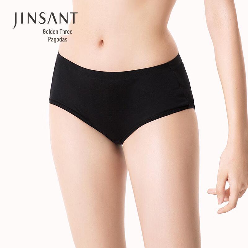 Jinsanta Women's Seamless Silk Mid-Waist Briefs