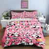Pandas, pink, playful. Bedding Duvet cover sets Duvet covers Pillowcases gifts (1 * Duvet Cover 2 * Pillowcases, without duvet insert)