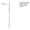 Reusable Straw 1 Set Silicone Universal Heat Resistant Long Straws Easy To Clean Durable Nozzle for 30oz And 40oz Cups