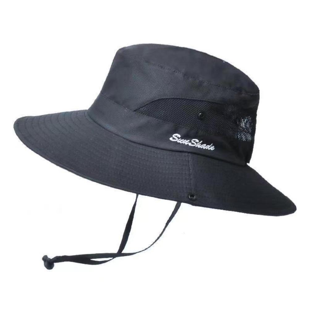 Trendy Fishing Cap Anti-Sun Sunscreen Hat Fashion Ponytail Hat  Summer