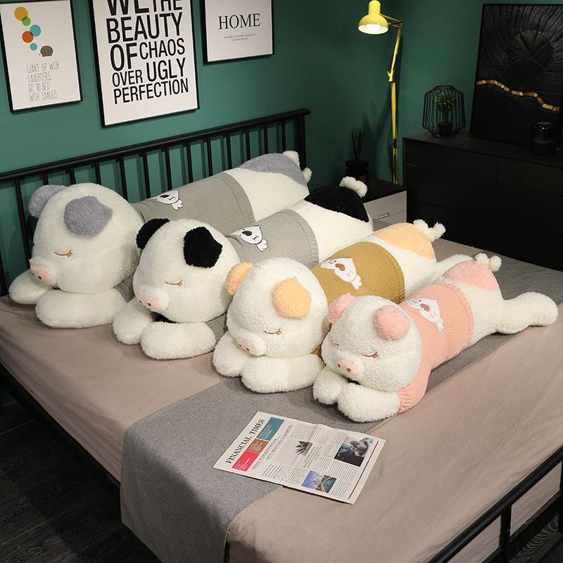 Large Sweater Pig Throw Pillow Plush Toy Doll Pig Doll Girl Sleeping Soothing Doll