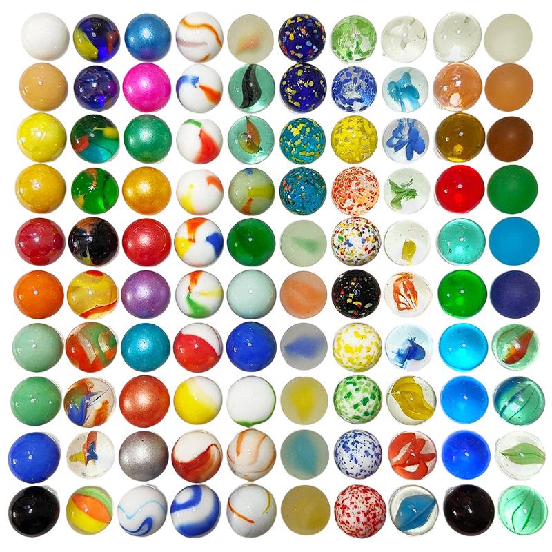 16mm Colorful Glass Beads for Children's Yo-yo Game Machine