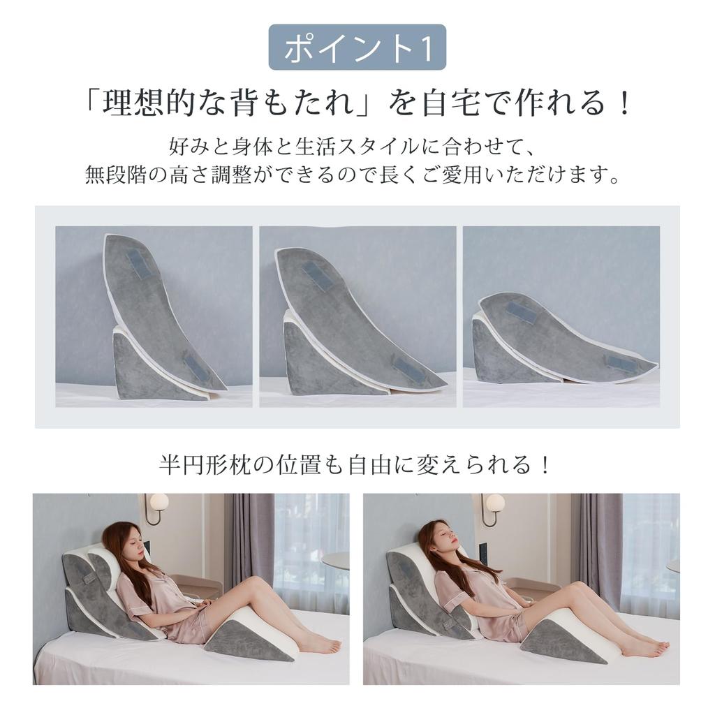 Kyako Rückenlehne Dreieckiges Kissen Refluxösophagitis Dreieckiges TV-Großes Fernsehgerät Fernsehen Liegend Geneigtes Fußkissen Höhenabdeckung Atmungsaktives Beinkörper