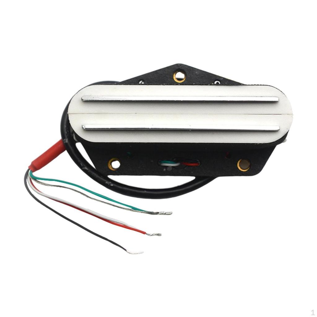Bridge Double Coil Pickup for Electric Guitar with Rail System