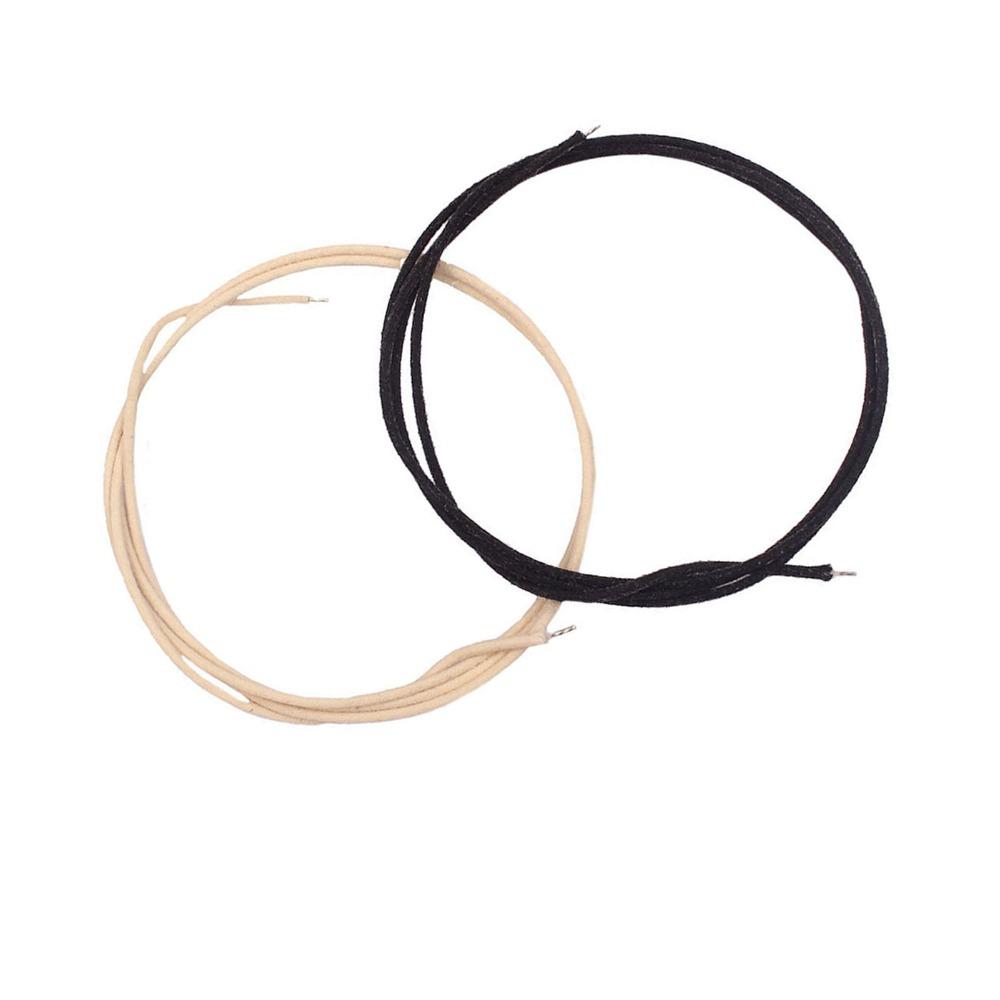 2pcs 3.3 Feet Length Cloth-Covered Guitar Wire 22 AWG Guitar Accessories Guitar Restoration