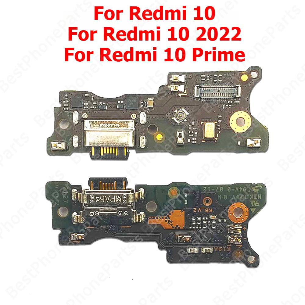 Charge Board For Xiaomi Redmi 14C 13 13C 12 12C 10 2022 Prime 10A 10C 10X 4G 5G Charging Port Usb Connector PCB Dock Plate Parts