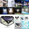 Langlebige und wasserdichte 100 LED Solarleuchten Gartenwandleuchte mit intelligentem Bewegungssensor