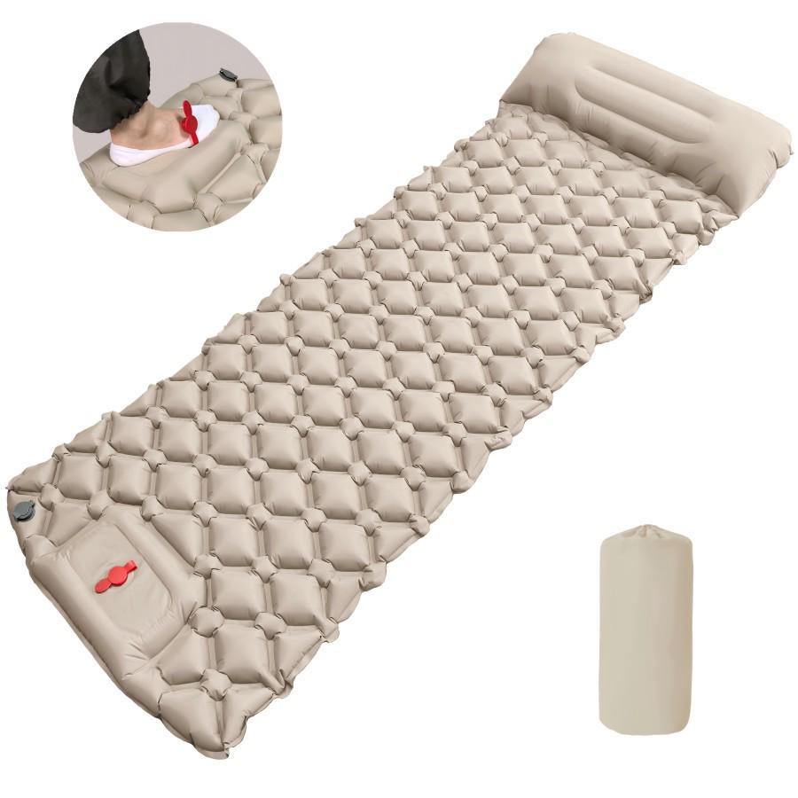 LT-88 Foot Pump Inflatable Ultra-light TPU Sleeping Pad for Camping & Outdoors