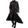 Streetwear Fashion Trench Men's Thin Coat Designer Overlong British Coats Man's Clothing with Epaulets Men's Jackets for Spring