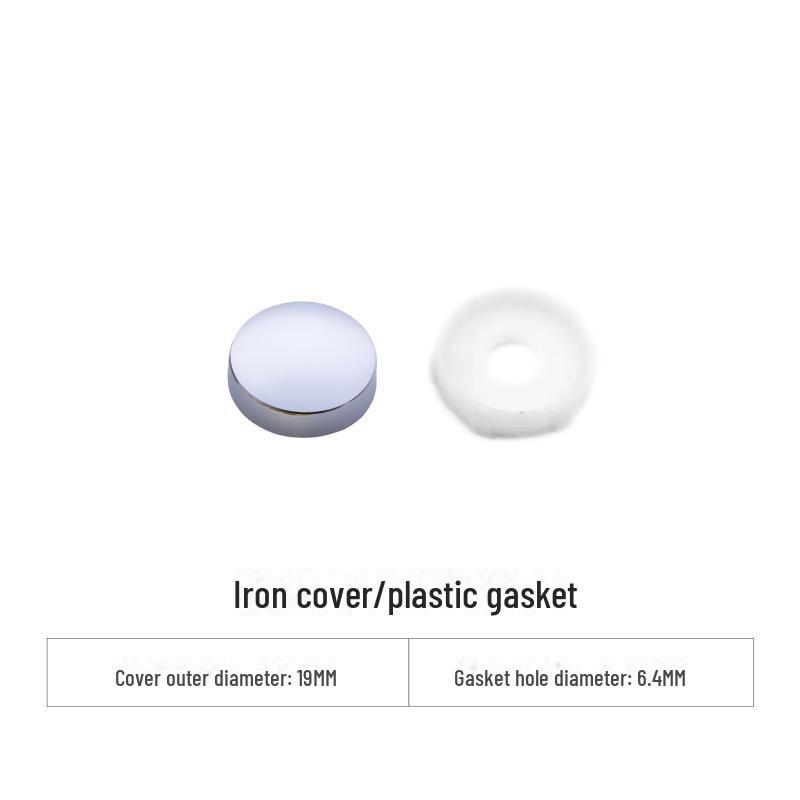 Curved Copper and Stainless Steel Decorative Mirror Nail Caps