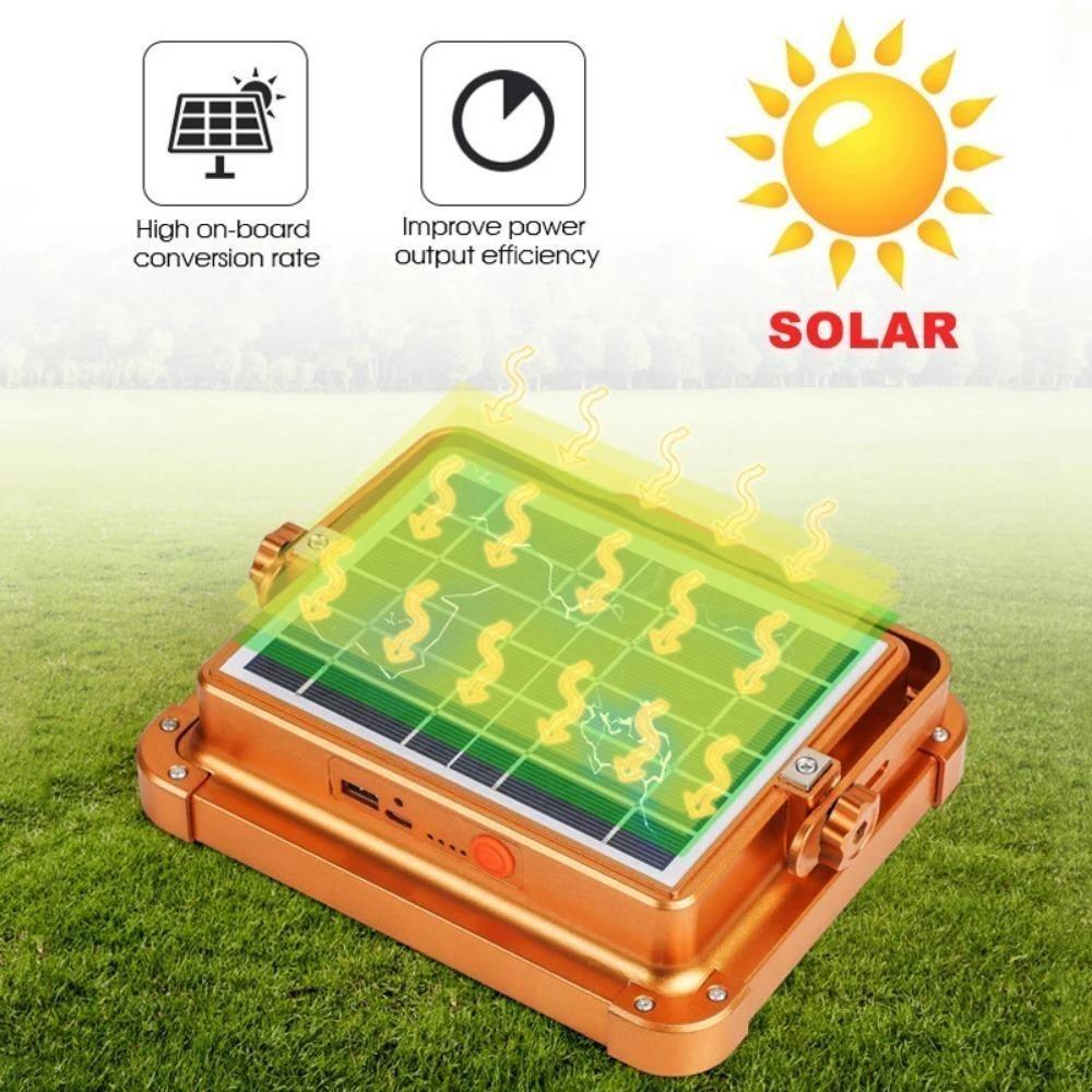 Portable Lantern LED Solar Light 4000MAH Powerful Solar Lamp Rechargeable Lamp Hand Lantern Outdoor Solar Light Camping Lamp