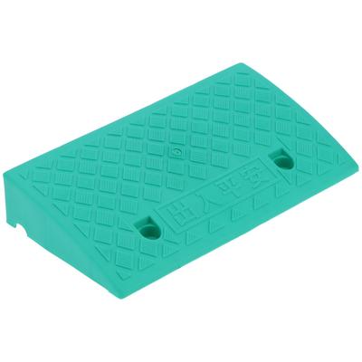 Spessore 9 cm Rampa Portatile per Marciapiede Rampa di Soglia in Plastica per Vialetto Accessori Auto Verde