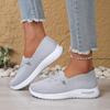 Spring Autumn Ladies Flat Shoes Breathable Mesh Slip-On Casual Sneakers Comfortable Women's Footwear Flat Footwear