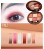 Silky Six-Color Earth Tone Eyeshadow Palette: Matte & Pearlescent Shades for Beginners