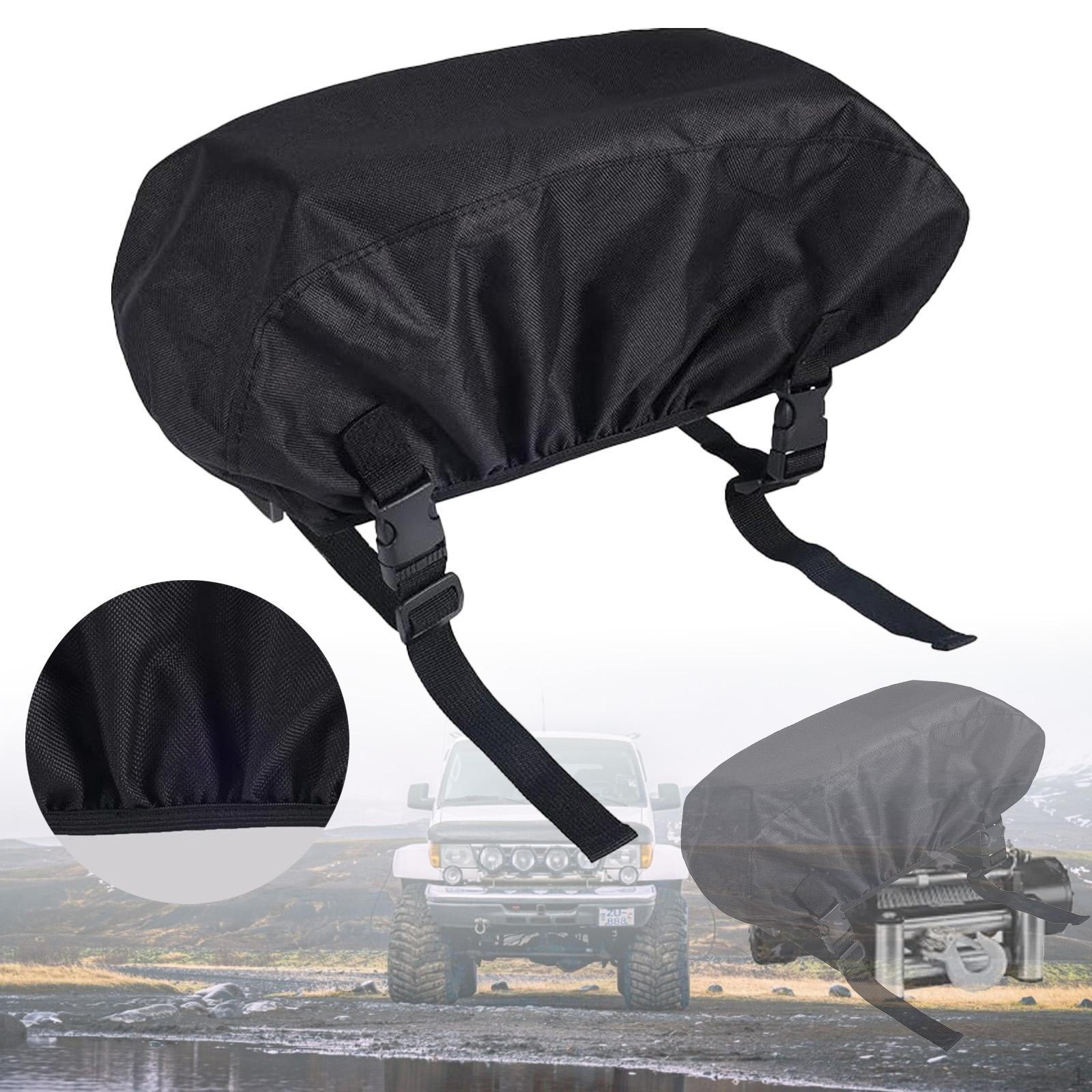 

Чехол для автомобильной лебедки, прицеп, эластичное дно, регулируемые ремни, для электрических лебедок, пылезащитный