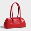 Korean Niche Clip Design Handbag 2024 New Fashion Versatile Large Capacity Solid Color Single Shoulder Underarm Bag