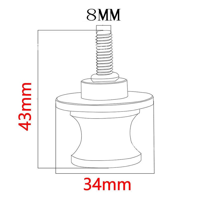 2025 2024 For Z900 Motorcycle Accessories CNC Aluminum Swingarm Slider Spools Screws 8MM Fit For Z900 Z 900RS SE 2017-2023