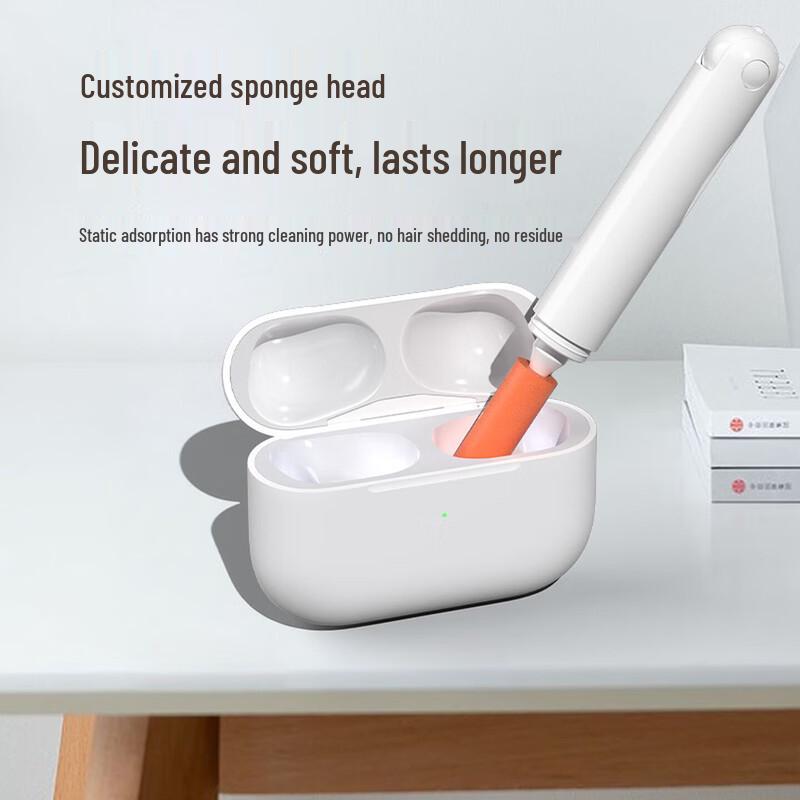 Multifunction 3-in-1 Earphone & Phone Cleaning Pen оранжевый