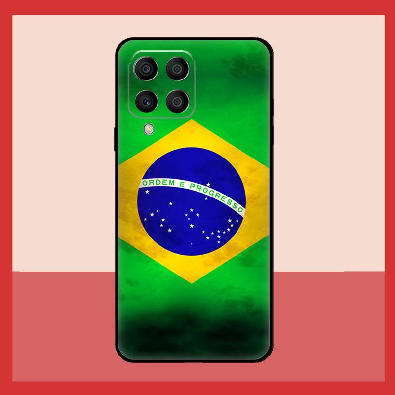 Brazil Brazilian Flag Case For Samsung Galaxy M12 M52 M06 M16 M36 M56 M33 M15 M55 M31 M13 M14 M53 M32 M35 M34 M54