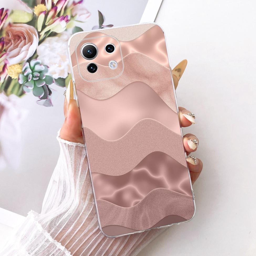 Clear Casing For Xiaomi Mi 11 Lite 4G Cover For Xiaomi Mi 11 Lite 5G Case Cute Cat Fashion Butterfly Funny Painted