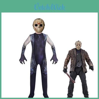 Jason Voorhees Halloween Kostümset für Kinder Perfekt für Cosplay-Partys und mehr!
