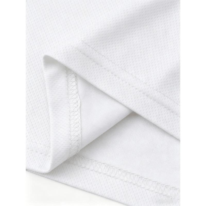 Men's Summer Short Sleeve T-Shirt with Letter '' Print - Casual Round Neck Breathable Top, Short Sleeve Summer, Machine Washable, Versatile for Casual