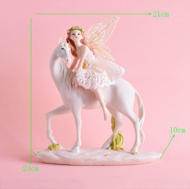 Evropské pryskyřičné ozdoby Anděl Květina Víla Domov Obývací pokoj Stůl Socha Řemesla Dětský pokoj Figurky Dekorace Narozeninové dárky