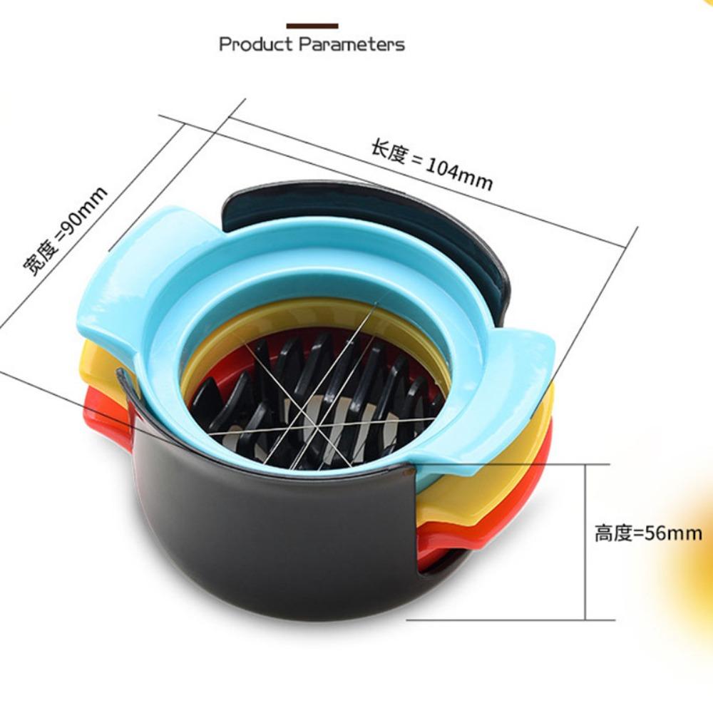 Portable Egg Tools Stainless Steel Meat Cutter 3 In 1 Egg Cutter Egg Slicer Sectioner Cutter Mold