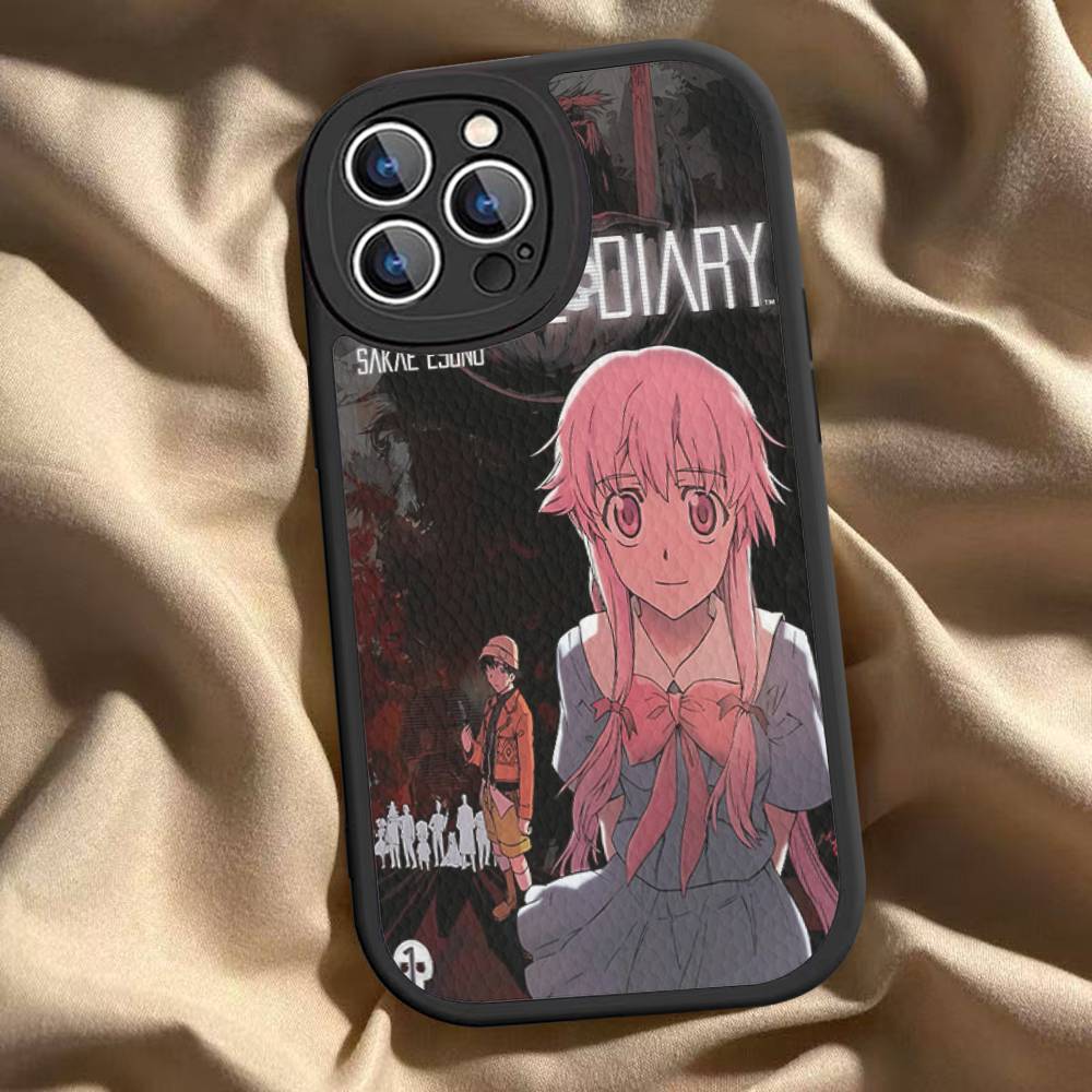 

Classic Anime F-Future Manga D-Diary Leather Phone Case For IPhone 16 16e 15 14 13 12 11 Pro Max Plus Mini Cover iPhone 16 plus