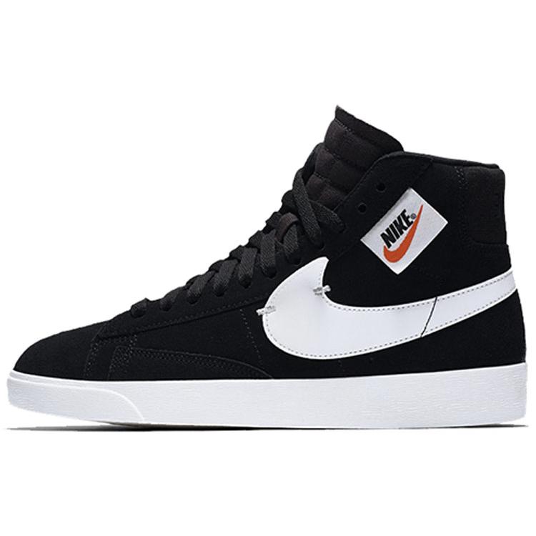Nike Blazer Mid Rebel XX Black Womens BQ4022-001 35.5 чёрный/белый