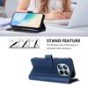 For Xiaomi Redmi Note 15 Pro+ 5G Leather Case 9 Card Slots Zipper Wallet Stand Phone Cover with Wrist Strap
