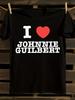 I Love Johnnie Guilbert Graphic T-Shirt Mens Tshirt Womens Tshirts with Letters Print Short Sleeves T-Shirt Casual Street Tee Shirt Top