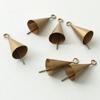 6pcs Multifunctional Iron Christmas Bell Cone Shape Pinecone Wind Chimes Bells DIY Star Jingle Bells Home Garden Decor